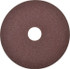 CGW Abrasives 48016 Fiber Disc: 4-1/2" Disc Dia, 7/8" Hole, 80 Grit, Aluminum Oxide