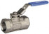 NIBCO NL944KDP Fire Safe Manual Ball Valve: 2" Pipe, Reduced Port