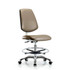 Blue Ridge Ergonomics MSC40369 Task Chair: Vinyl, Taupe