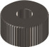 MSC KMSX225N Beveled Face Knurl Wheel: 3/4" Dia, 90 ° Tooth Angle, 25 TPI, Straight, Cobalt