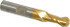 Cleveland C39014 Ball End Mill: 0.375" Dia, 0.75" LOC, 2 Flute, High Speed Steel