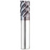 GWS 312830 Corner Radius End Mill: 1" Dia, 4-1/8" LOC, 0.09" Radius, 7 Flutes, Solid Carbide