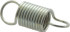 Gardner Spring 37069G Extension Spring: 1/2" OD, 13.2 lb Max Load, 2.14" Extended Length, 0.055" Wire Dia