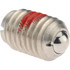 Gibraltar 10115-G Threaded Ball Plunger: 1/2-13, 0.281" Ball Dia, 3/4" Body Length, 0.072" Max Ball Reach