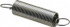Gardner Spring E31C Extension Spring: 0.375" OD, 3.81 lb Max Load, 4.2" Extended Length, 0.0348" Wire Dia, Cross-Over