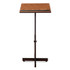 NATIONAL PUBLIC SEATING Oklahoma Sound® 70MO Portable Presentation Lectern Stand, 20 x 18.25 x 44, Medium Oak