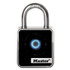 MASTER LOCK COMPANY 4400D 4400D Bluetooth Padlock, Indoor, Black/Silver, 1.9" Width