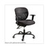 SAFCO PRODUCTS 3397BV Vue Intensive-Use Mesh Task Chair, Supports Up to 500 lb, 18.5" to 21" Seat Height, Black Vinyl Seat/Back, Black Base
