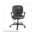 SAFCO PRODUCTS 3397BV Vue Intensive-Use Mesh Task Chair, Supports Up to 500 lb, 18.5" to 21" Seat Height, Black Vinyl Seat/Back, Black Base