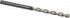 Guhring 9005490041000 Jobber Length Drill Bit: 4.1 mm Dia, 130 °, High Speed Steel