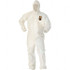 KleenGuard 45644 Non-Disposable Rain & Chemical-Resistant Coverall: White, Saranex