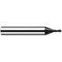 Fraisa B6032215 Corner Radius End Mill: 4 mm Dia, 4.00 mm LOC, 30 deg Helix, C Coated, Corner Radius End, Centercutting Series MicrotoroXG