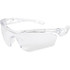 MCR Safety CL400 Safety Glass: Uncoated, Polycarbonate, Clear Lenses, Frameless, UV Protection