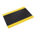 Crown Matting SE 3835YB Anti-Fatigue Mat: 5' Length, 3' Wide, 3/8" Thick, Polyvinylchloride