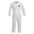 Dupont PB120SWHLG00250 Disposable Coveralls: Size Large, Film Laminate, Zipper Closure