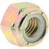 Value Collection R52001626 Hex Lock Nut: Insert, Nylon Insert, 9/16-12, Grade 8 Steel, Zinc Yellow Dichromate Finish