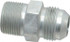 Eaton 2021-12-12S Steel Flared Tube Connector: 3/4" Tube OD, 3/4 Thread, 37 ° Flared Angle