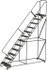 Ballymore SW1232GKF Steel Rolling Ladder: 12 Step