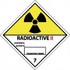 AccuformNMC DL26AL Radioactive II Contents: Activity: Transport Index Shipping Label