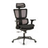 PREMIUM EMU PRODUCTS INC. IF-202 ALPHA HOME Ergonomic Mesh High-Back Office Task Chair With Retractable Footrest, Black