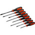 Crescent CDT8PCSET Screwdriver Sets; Screwdriver Types Included: Phillips , Slotted ; Container Type: Clamshell ; Tether Style: Not Tether Capable ; Number Of Pieces: 8 ; Insulated: No