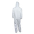 SMITH AND WESSON KleenGuard™ 44326 A40 Elastic-Cuff, Ankle, Hooded Coveralls, 3X-Large, White, 25/Carton