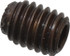Unbrako 119470 Set Screw: #10-32 x 1/4", Cup & Knurled Cup Point, Alloy Steel, Grade 8