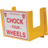 Vestil WC-H-R Wheel Chock Accessories; Material: Steel ; Overall Height: 11.25in ; Overall Width: 16in ; Overall Depth: 8.3125in