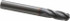 OSG 404-3125-BN08 Ball End Mill: 0.3125" Dia, 0.8125" LOC, 4 Flute, Solid Carbide