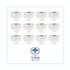 BOARDWALK 6101 JRT Jr. Bath Tissue, Jumbo, Septic Safe, 1-Ply, 3.3" x 2,000 ft, White, 12 Rolls/Carton