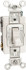 Leviton CSB2-20W 2 Pole, 120 to 277 VAC, 20 Amp, Commercial Grade Toggle Wall Switch
