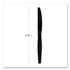 BOARDWALK KNIFEHWBLA Heavyweight Polystyrene Cutlery, Knife, Plastic, Black, 1,000/Carton