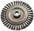 Weiler 94660 Wheel Brush: 5" Wheel Dia, Knotted