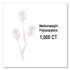 BERK ENTERPRISES INC Berkley Square 1014000 Mediumweight Polypropylene Cutlery, Soup Spoon, Plastic, White, 1,000/Carton