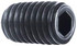 Unbrako 114912 Set Screw: 3/8-24 x 1-1/2", Cup & Knurled Cup Point, Alloy Steel, Grade 8