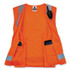 TENACIOUS HOLDINGS, INC. ergodyne® 24011 GloWear 8249Z Class 2 Economy Surveyors Zipper Vest, Polyester, X-Small, Orange