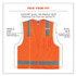 TENACIOUS HOLDINGS, INC. ergodyne® 24011 GloWear 8249Z Class 2 Economy Surveyors Zipper Vest, Polyester, X-Small, Orange