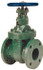 NIBCO NHA701H Gate Valve: Non-Rising Stem, 4" Pipe, Flanged-Raised Face, Ductile Iron