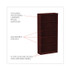 ALERA VA63-6632MY Alera Valencia Series Bookcase, Five-Shelf, 31.75w x 14d x 64.75h, Mahogany