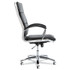 ALERA NR4119 Alera Neratoli High-Back Slim Profile Chair, Faux Leather, 275 lb Cap, 17.32" to 21.25" Seat Height, Black Seat/Back, Chrome