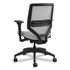 HON COMPANY SVM1ALIFC19T Solve Series Mesh Back Task Chair, Supports Up to 300 lb, 18" to 23" Seat Height, Sterling Seat, Fog Back, Black Base