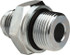 Voss JM 0822 Industrial Pipe Adapter: 3/4-16 x M22 x 1.5 Male Thread, MJIC x Male Metric