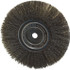 Weiler 98536 Wheel Brush: 8" Wheel Dia, Crimped