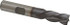 Cleveland C33621 Square End Mill: 3/8" Dia, 3/4" LOC, 4 Flutes, High Speed Steel