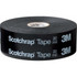 3M 7100007740 Electrical Tape: 6" Wide, 100' Long, 20 mil Thick, Black