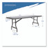 ICEBERG ENTERPRISES 65237 IndestrucTable Industrial Folding Table, Rectangular, 96" x 30" x 29", Charcoal