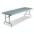 ICEBERG ENTERPRISES 65237 IndestrucTable Industrial Folding Table, Rectangular, 96" x 30" x 29", Charcoal