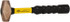 NUPLA 30015 Non-Marring Hammer: 24 oz, 1" Face Dia, Brass Head