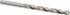 Cleveland C11635 Jobber Length Drill Bit: Letter G, 135 °, High Speed Steel