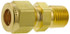 Parker 16-8 FBZ-B Compression Tube Connector: 1/2" Thread, 1" Tube OD, Compression x MNPT